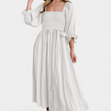 Petra Vestido Colección Exclusivo Niveles Cuerpo Fruncido