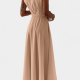 Marla Vestido Largo Silueta Fluida Tejido Suave Exclusiva