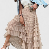 Valentina Falda de Tul Vintage con Cintura Elástica