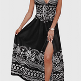 Zoya Vestido Boho Con Tirantes Algodón Transpirable Refinado