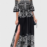Giulia Vestido Maxi Floral Hombros Descubiertos Colección