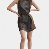 Lorena Vestido Mini Montmartre Foulard Seda Simulada Élite