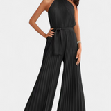 Patrizia Mono Palazzo Plisado Cuello Halter Limitada