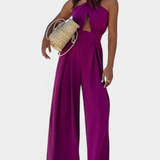 Jessica Mono Halter Cruzado Sin Espalda Pierna Exclusiva