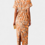 Triana Vestido Estampado Abstracto Colección Exclusiva