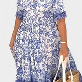 Elcira Vestido Bohemio Floral Mediterráneo Edición Limitada
