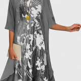 Venezia Vestido Floral Vaporoso Colección Exclusiva