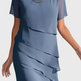 Mia Vestido Gasa Algodón Con Flecos Edición Limitada