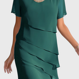 Mia Vestido Gasa Algodón Con Flecos Edición Limitada