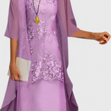 Apolline Vestido Conjunto Chiffon Atemporal Exclusivo