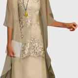 Apolline Vestido Conjunto Chiffon Atemporal Exclusivo