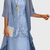 Apolline Vestido Conjunto Chiffon Atemporal Exclusivo