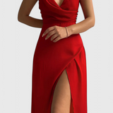 Elina Vestido Seda Colección Exclusiva Premium Elegante