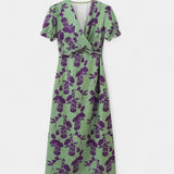 Elara Vestido Maxi Colección Exclusivo Estampado Floral
