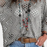 Fern Blusa de Encaje Poliéster Colección Exclusiva Limitada