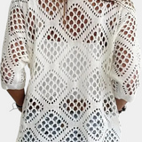 Fern Blusa de Encaje Poliéster Colección Exclusiva Limitada