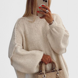 Cassia Jersey de Punto Oversized con Mangas Globo Exclusivo