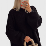 Cassia Jersey de Punto Oversized con Mangas Globo Exclusivo
