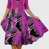 Estrella Conjunto Vestido Blazer Midi Colección Exclusivo