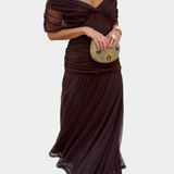 Alondra Vestido Largo Estampado Floral Fantasía Exclusivo