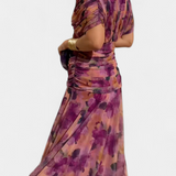 Alondra Vestido Largo Estampado Floral Fantasía Exclusivo