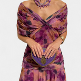 Alondra Vestido Largo Estampado Floral Fantasía Exclusivo