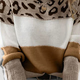 Sophie Jersey De Punto Patrón Juguetón Leopardo Exclusiva