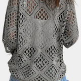 Fern Blusa de Encaje Poliéster Colección Exclusiva Limitada
