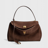 Henna Bolso De Hombro Ante Vegano Cierre Dorado Exclusivo