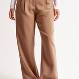 Tinabella Pantalón Tailored Pierna Ancha Edición Cintura Alta