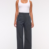 Tinabella Pantalón Tailored Pierna Ancha Edición Cintura Alta