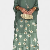 Caroline Vestido Maxi Batwing Estampado Edición Limitada
