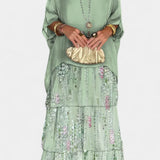 Caroline Vestido Maxi Batwing Estampado Edición Limitada