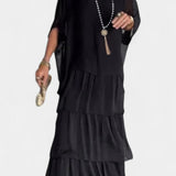 Caroline Vestido Maxi Colección Boho Volantes Exclusiva