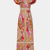 Suzanne Vestido Maxi Floral Exclusiva Colección Verano Gasa