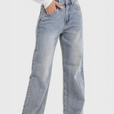 Roxie Jeans Cintura Alta Patchwork Colección Limitada