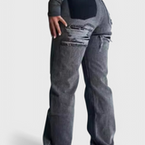 Roxie Jeans Cintura Alta Patchwork Colección Limitada