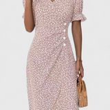 Joana Vestido Midi Floral Colección Exclusiva Escote V