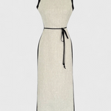 Samanta Vestido Sin Mangas Colorblock Colección Exclusiva