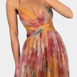 Ingrid Vestido Maxi Floral Con Escote En V Exclusivo