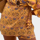 Candela Vestido Boho Floral Escote Cruzado Exclusivo