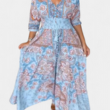 Dunya Vestido Verano Colección Exclusiva Escote En V