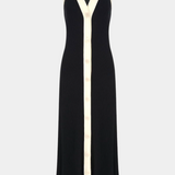 Brielle Vestido De Punto Acanalado Escote En V Exclusiva