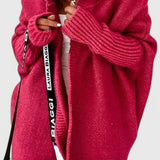 Lovisa Cárdigan Oversized Capucha Tejido Grueso Exclusivo