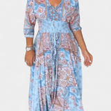 Dunya Vestido Verano Colección Exclusiva Escote En V