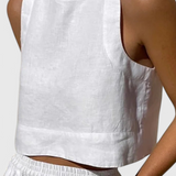 Avelina Conjunto Minimalista Algodón Y Lino Exclusivo