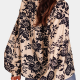 Noa Camisa Floral de Viscosa Con Estampado Exclusivo