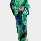 Recca Vestido Maxi Plisado de Colección Privada Edición