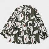 Filomena Blusa Estampado Floral Abstracto Exclusiva