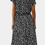 Rovena Vestido Midi Lunares Camisero Colección Exclusiva
